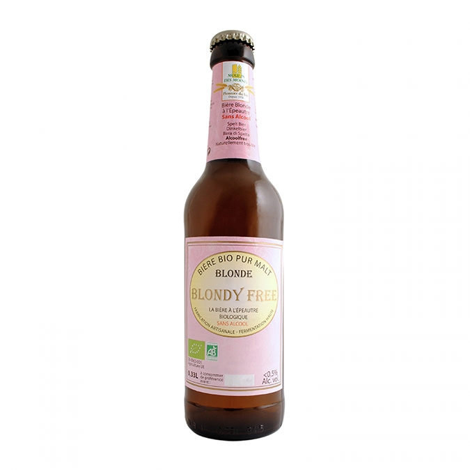 Bière blondy free bio, sans alcool