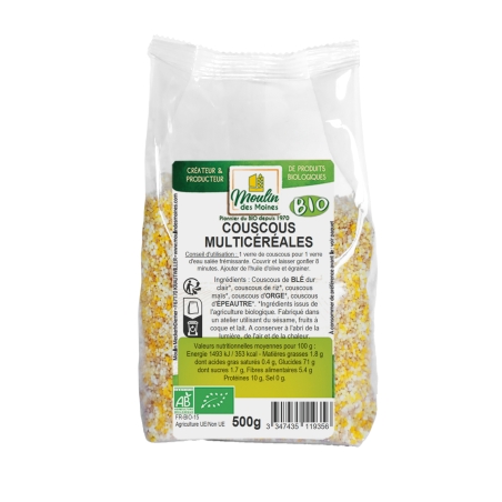 Couscous multicéréales bio