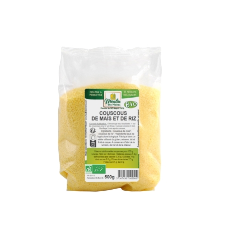 Couscous de maïs et de riz bio