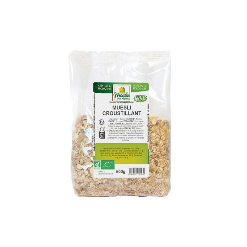 Muesli croustillant bio
