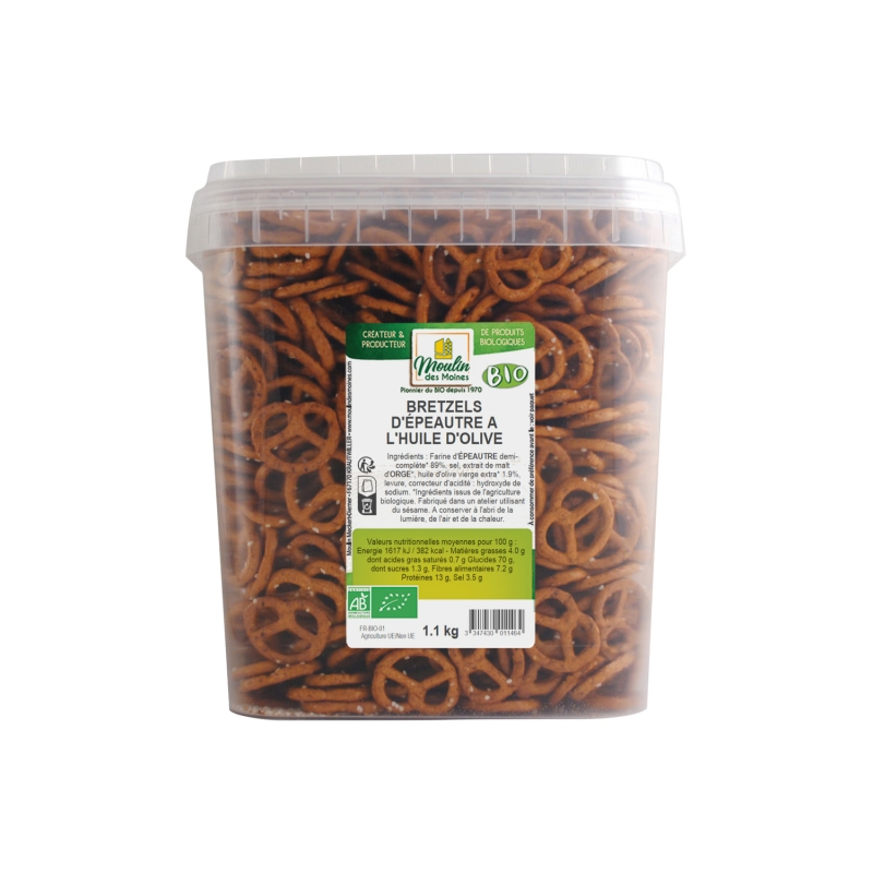 Bretzels d'épeautre bio