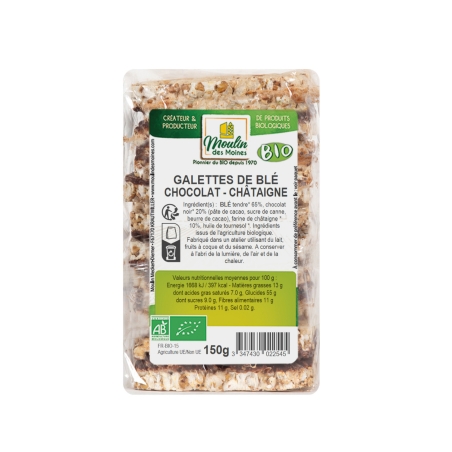 Galettes de blé chocolat à...