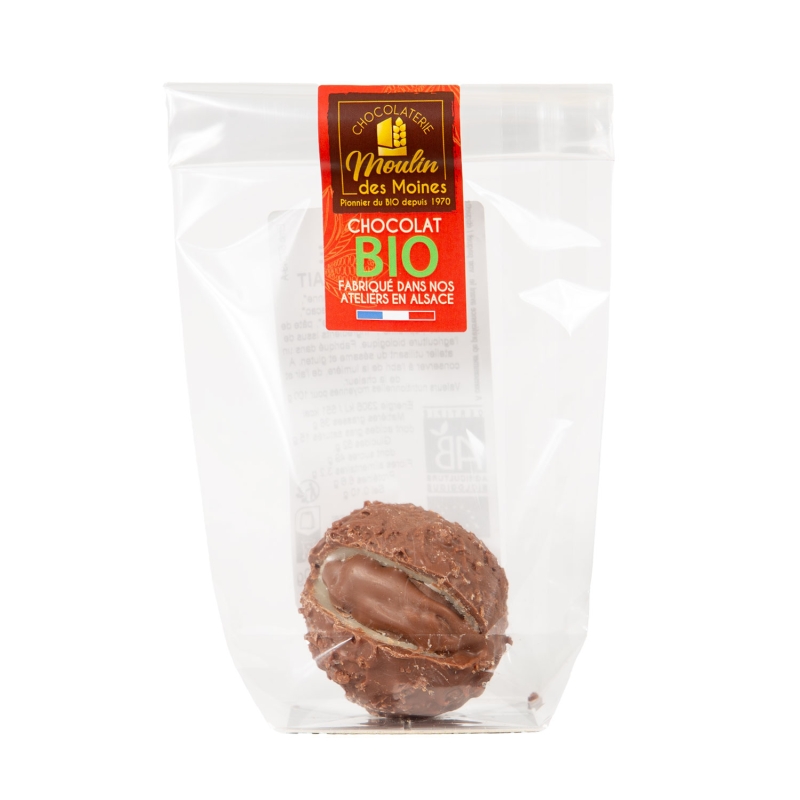 Bouchée à la châtaigne et chocolat au lait bio