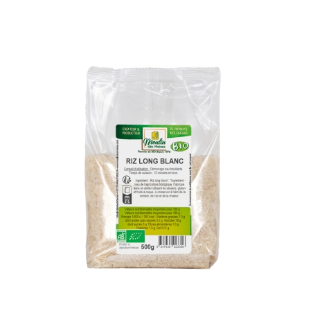 Riz long blanc bio