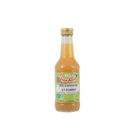 Jus d'ananas et pomme bio