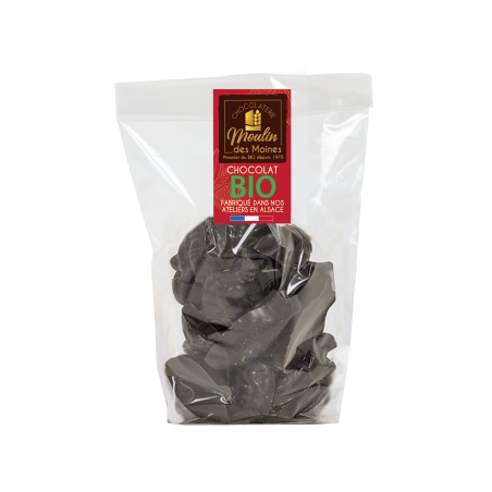 Fritures de chocolat noir bio