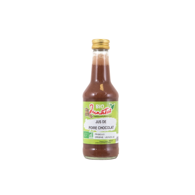 Jus de poire et chocolat bio