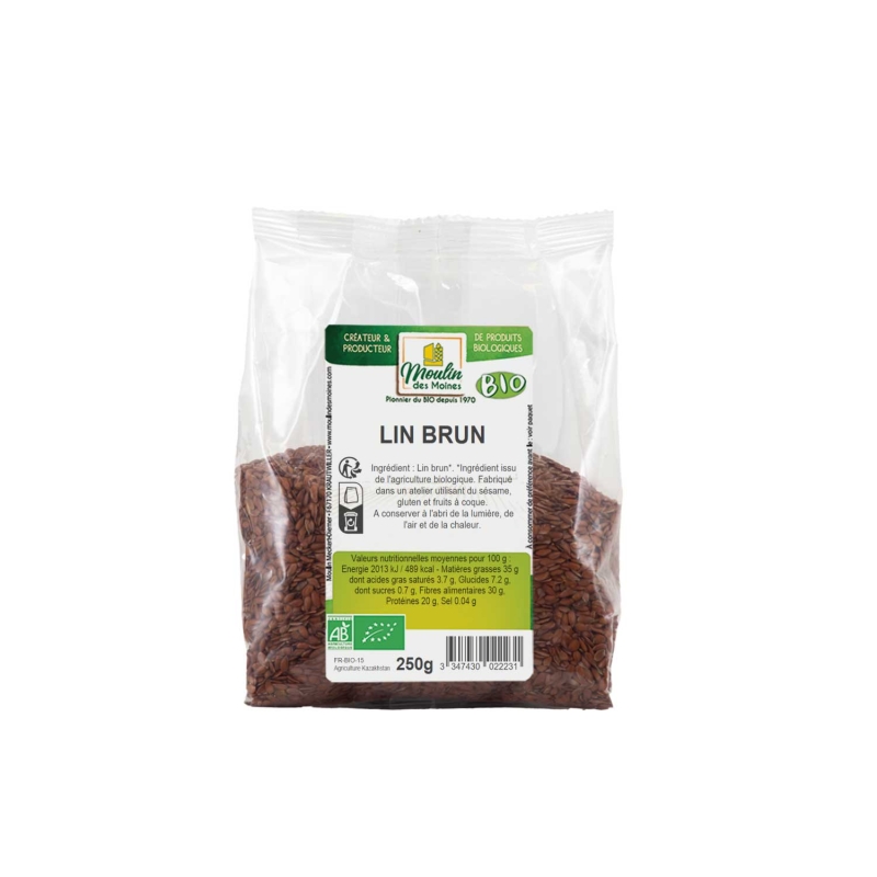 Graines de lin brun bio