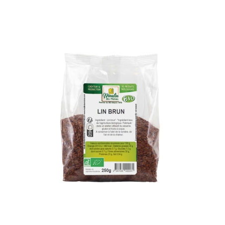 Graines de lin brun bio