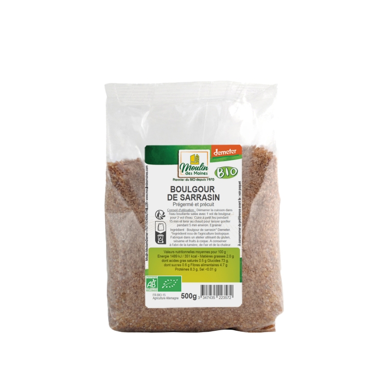 Boulgour de sarrasin Demeter bio