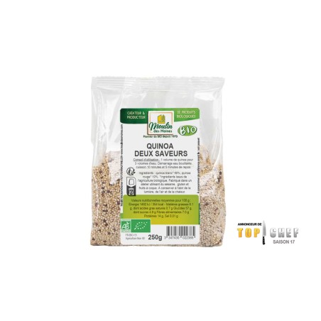 Quinoa 2 saveurs Moulin des Moines Top Chef