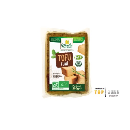 Tofu fumé vegan Moulin des Moines Top Chef