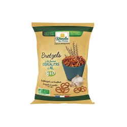 Bretzels d'épeautre à l'ail bio
