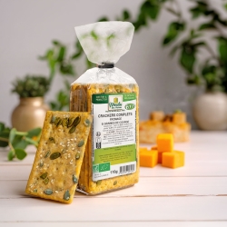 Crackers fromage et graines de courges