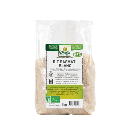 Riz basmati blanc bio