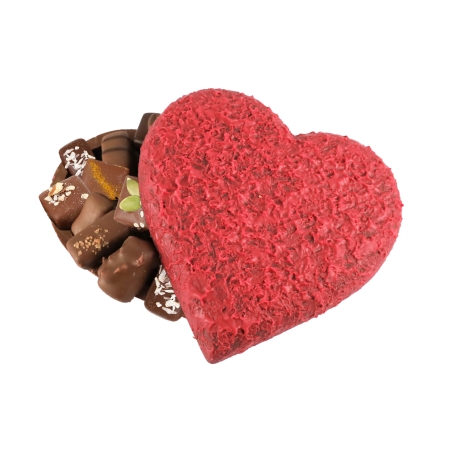 Coeur garni chocolat au...