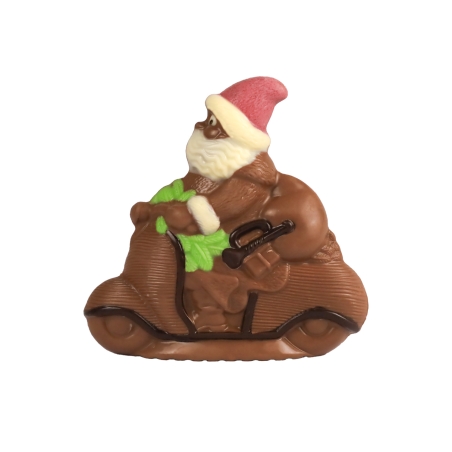Père noel scooter chocolat...