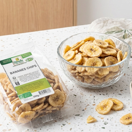 Bananes chips bio