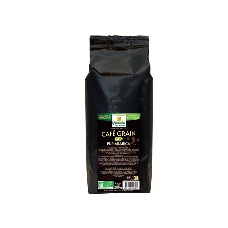 Café en grains 100% arabica bio