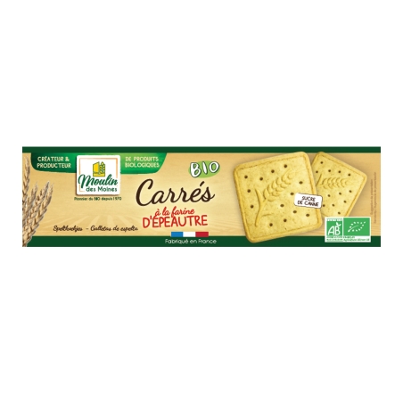 Carrés d'épeautre bio