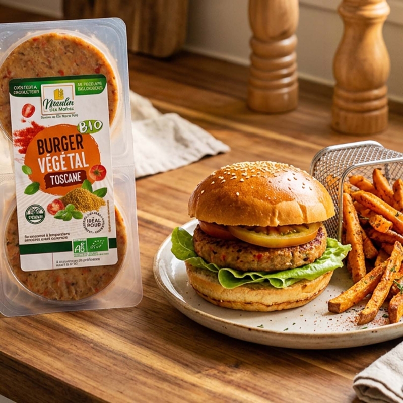 Burger végétal toscane - vegan bio