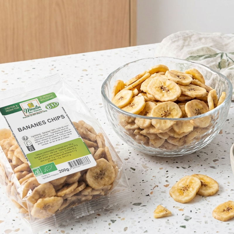 Bananes chips bio
