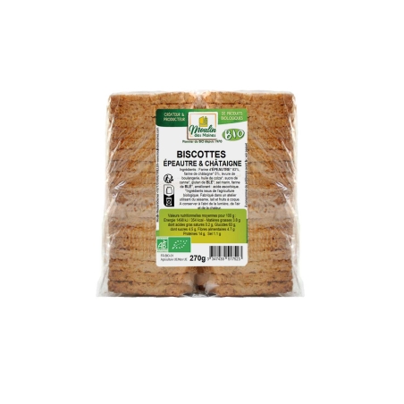 Biscottes d'épeautre à la...