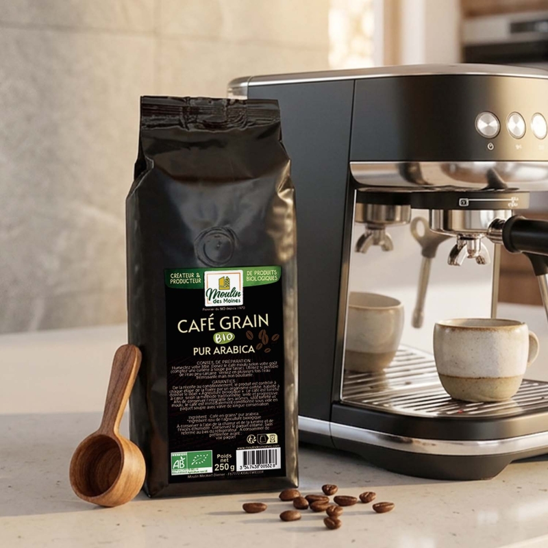 Café en grains 100% arabica bio