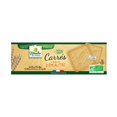 Carrés d'épeautre bio