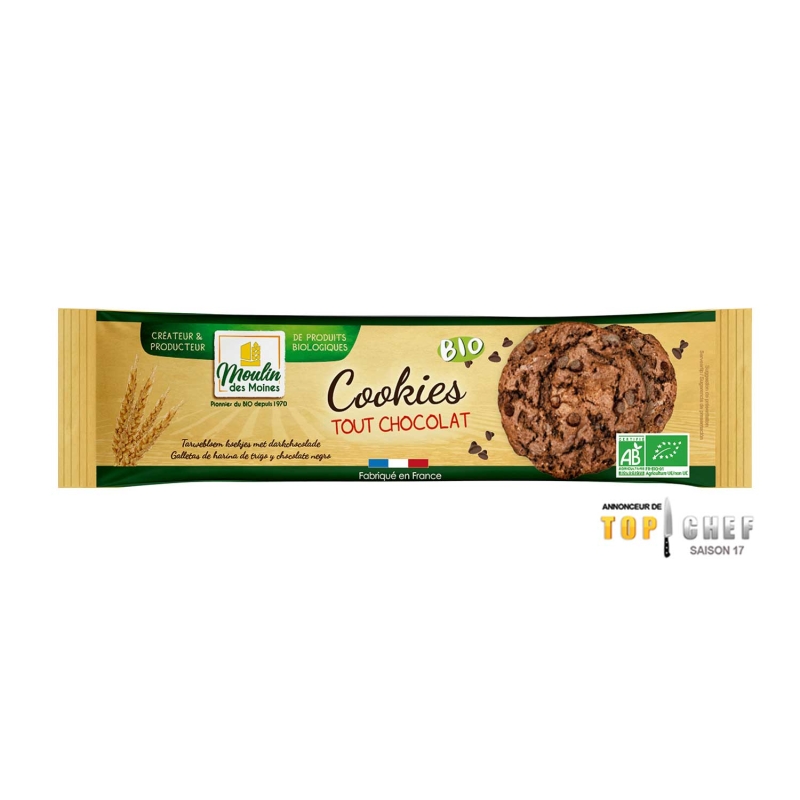 Cookies tout chocolat bio
