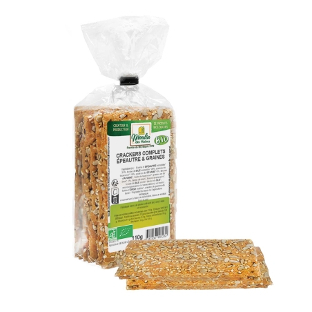 Crackers d'épeautre et graines