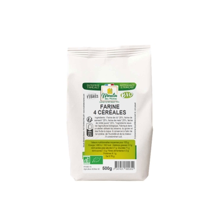 Farine 4 céréales bio
