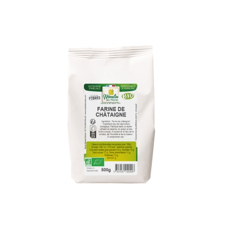 Farine de châtaigne bio