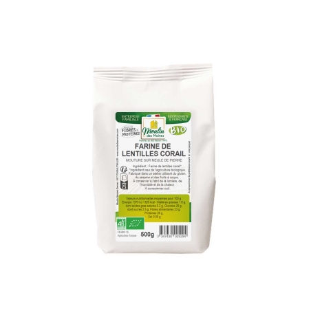 Farine de lentilles corail...