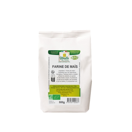 Farine de maïs bio