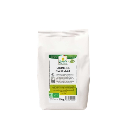 Farine de riz et millet bio