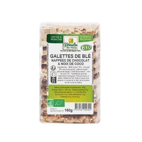 Galettes de blé chocolat à...