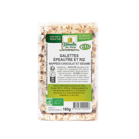 Galettes d'épeautre riz...