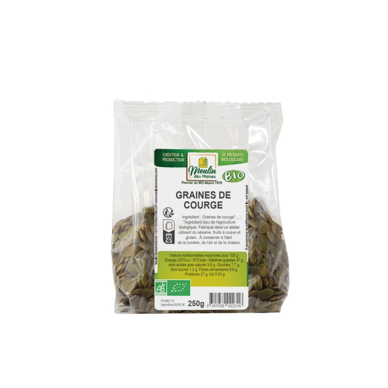 Graines de courge non UE bio