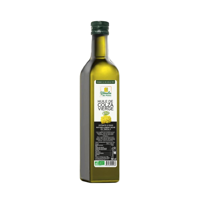 Huile de colza vierge extra bio