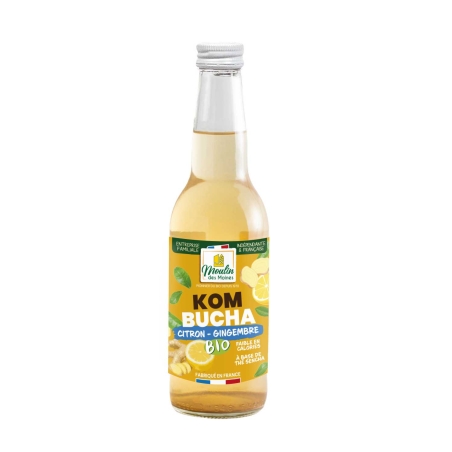 Kombucha citron gingembre bio