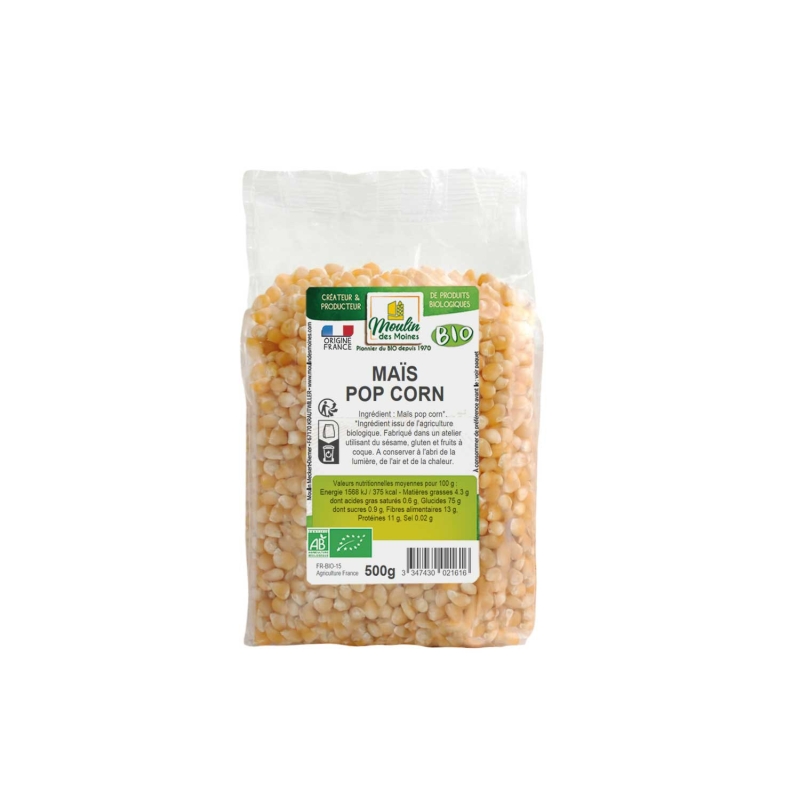 Maïs à pop corn bio