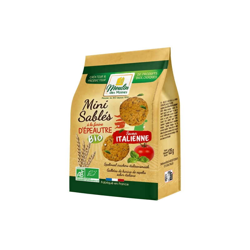 Mini sablés saveur italienne bio