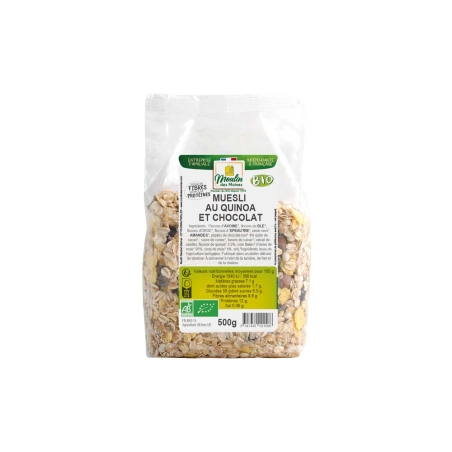 Muesli quinoa et chocolat bio