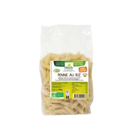 Penne au riz sans gluten bio