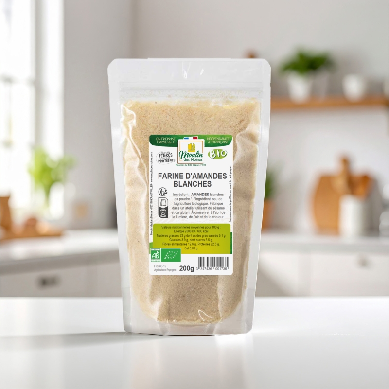 Farine d'amandes - blanche bio