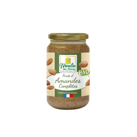 Purée d'amandes complètes bio