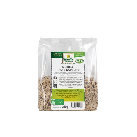 Quinoa 3 saveurs bio
