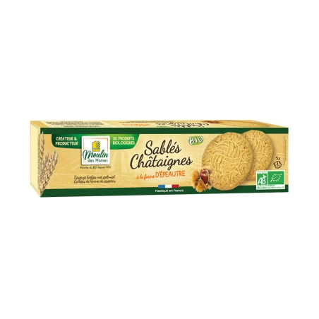 Sablés à la châtaigne bio