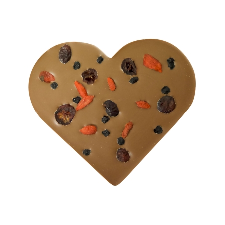 Tablette coeur chocolat au...